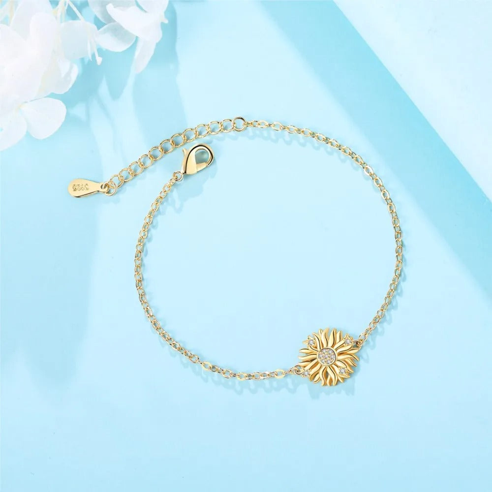 Exquisite Golden Sun Bracelet Chain Link